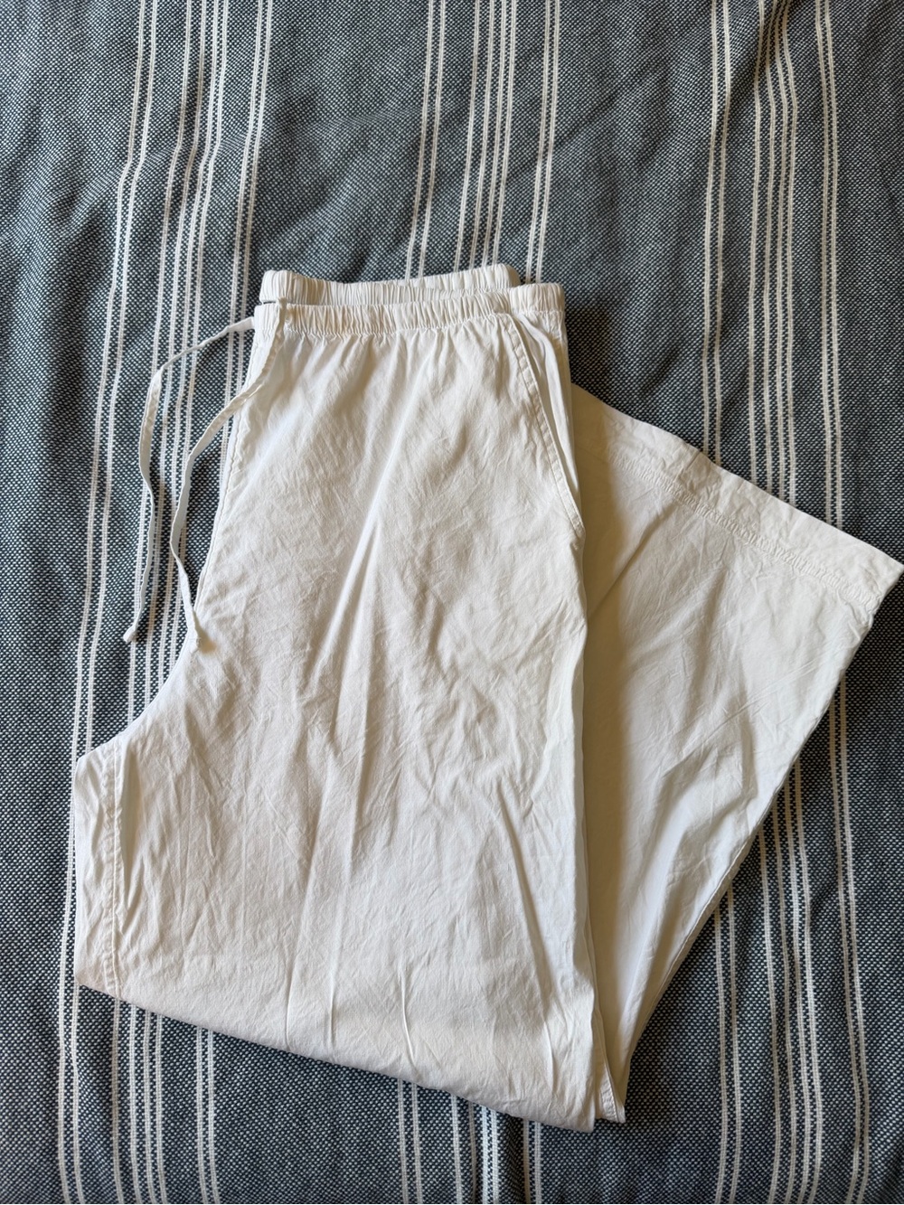 Women’s Beachy White Linen Pants
